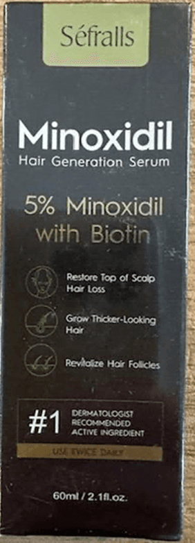 Recalled Séfralls Minoxidil Hair Generation Serum: The hair serum contains minoxidil, which must be in child-resistant…