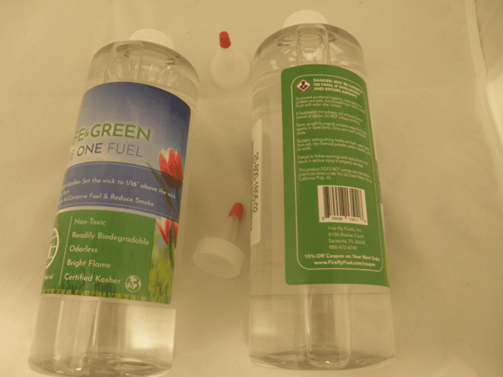 Recalled Firefly Safe & Green 32 oz. Fuel Bottles: The recalled Safe & Green 32 oz