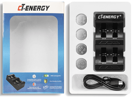Recalled CT-ENERGY Lithium Coin Battery Chargers with Rechargeable 2032 Batteries: The recalled battery charger violates the…