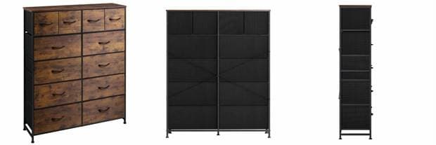 Recalled WLIVE Fabric 12-Drawer Dressers — The recalled dressers are unstable if they are not anchored to the wall, posing…