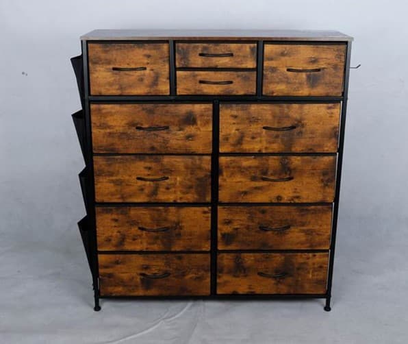 Recalled YaFiti Fabric 12-Drawer Dressers — The recalled dressers are unstable if they are not anchored to the wall, posing…