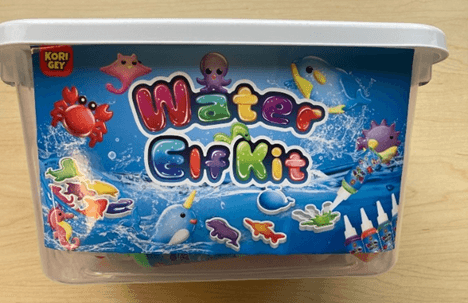 Recalled Kori Gey Water Elf Toy Kits: The recalled toy kits violate the mandatory standard for toys containing button cell…