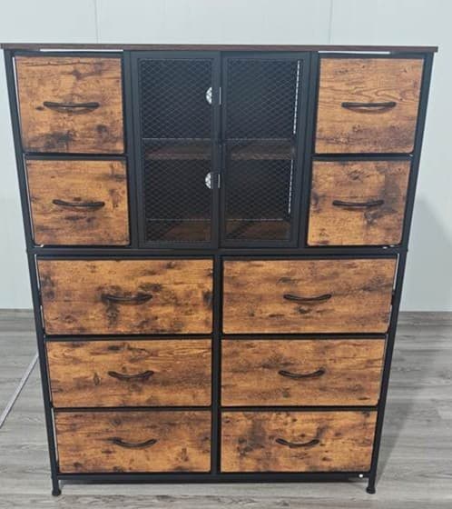 Recalled EnHomee 10-Drawer Dressers — The recalled dressers are unstable if they are not anchored to the wall, posing…