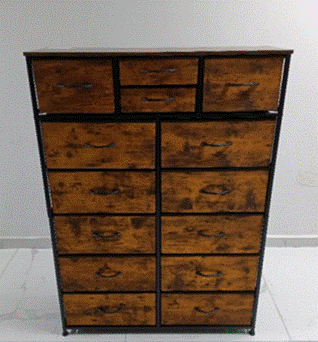 Recalled 17 Stories Furniture 14-Drawer Dressers — The recalled dressers are unstable if they are not anchored to the wall…