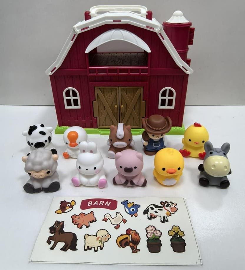 Recalled KMUYSL Big Red Barn Farm Animal Playsets — The recalled children's toys violate the small parts ban because the toy…