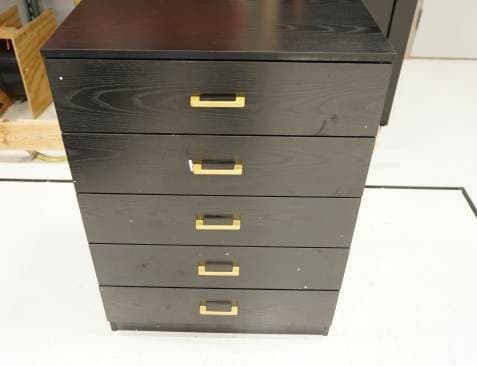 Recalled UHOMEPRO 5-Drawer Dressers — The recalled dressers are unstable if they are not anchored to the wall, posing…