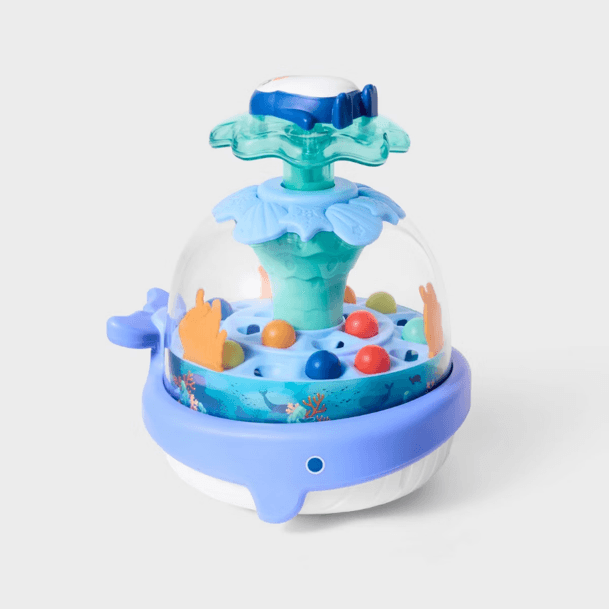 Recalled Gigglescape™ Under the Sea Popping Toy — The clear plastic dome can detach from the blue plastic base, making the…