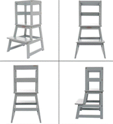 Recalled SDADI Kitchen Step Stools, models LT01 and LT05 — The recalled tower stools can collapse or tip over while in use…