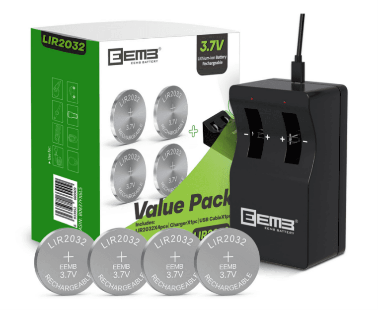 Recalled EEMB Lithium-ion Coin Battery Chargers with Rechargeable 2032 Batteries — The recalled battery chargers violate the…
