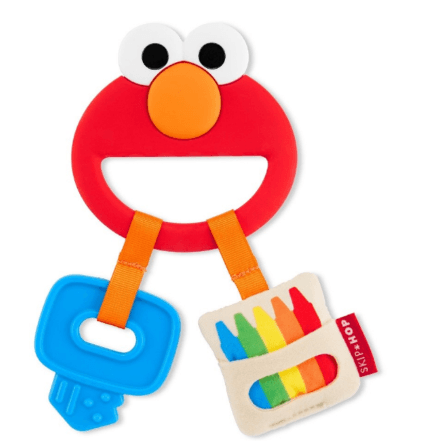Recalled Baby Sesame Street Elmo Silicone Teethers: The black eyes can detach from the recalled teether if frozen, posing a…