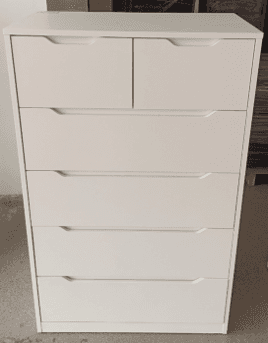 Recalled Romorgniz Six-Drawer Dressers: The recalled dressers are unstable if they are not anchored to the wall, posing…