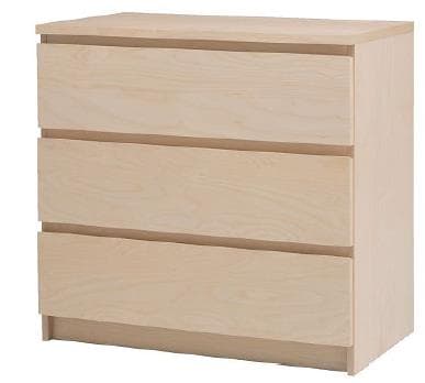 Recalled Children's and adult chests and dressers — The recalled chests and dressers are unstable if they are not properly…