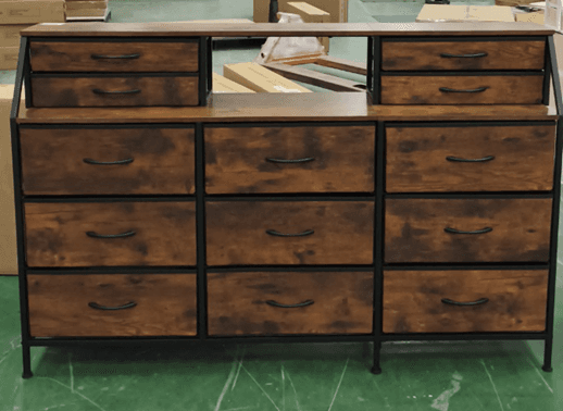 Recalled EnHomee 13-Drawer Dressers — The recalled dressers are unstable if they are not anchored to the wall, posing…