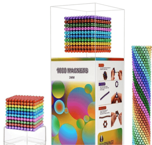 Recalled Generic Magnetic Balls 1000pcs: The recalled 3 mm magnetic ball sets violate the mandatory standard for toys…