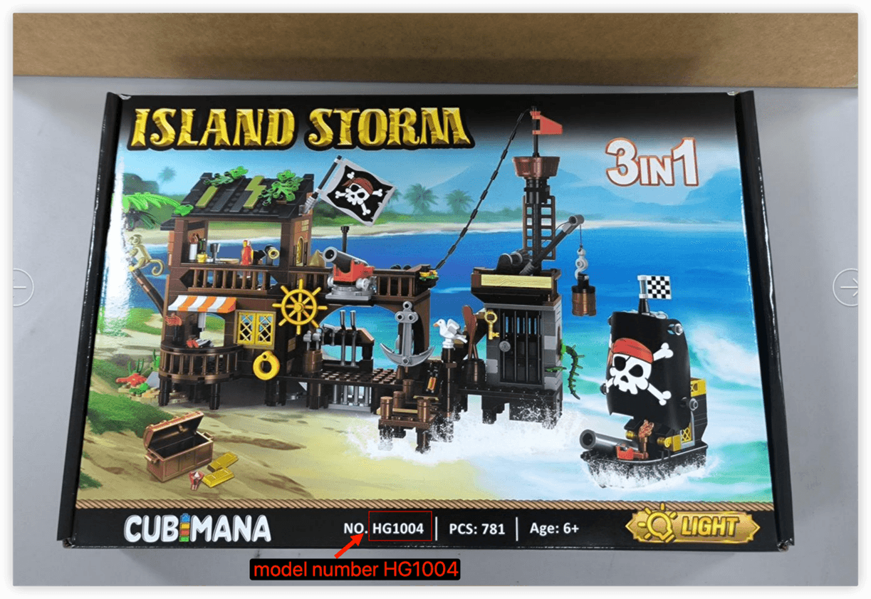 Recalled Cubimana Island Storm 3 In 1 Building Sets with LED Lights: The Island Storm Building Sets violate the mandatory…