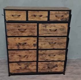 Recalled LIVEHOM 11-Drawer Dressers — The recalled dressers are unstable if they are not anchored to the wall, posing…