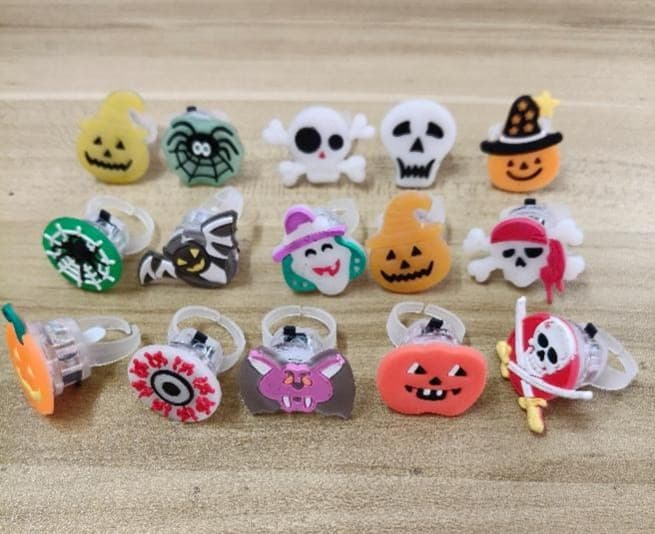 Recalled Gavoyeat Halloween Light-Up Rings Party Favors: The recalled light-up rings violate the mandatory safety standard…