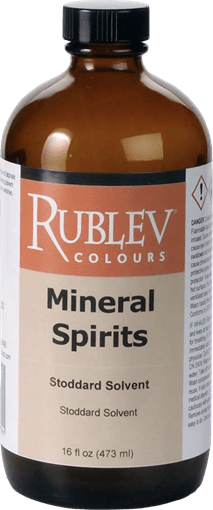 Recalled Rublev Colours Gum Turpentine and Mineral Spirits Bottles — The gum turpentine and mineral spirits contain…