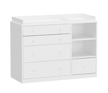 Recalled Timechee Changing Table Dressers — The recalled dressers are unstable if not anchored to the wall, posing tip-over…