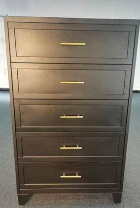 Recalled KAIFAM 5-Drawer Dressers — The recalled dressers are unstable if they are not anchored to the wall, posing tip-over…
