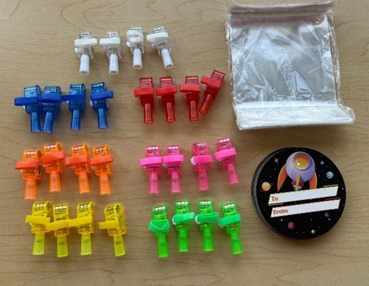 Recalled Space Astronaut LED Finger Lights — The recalled LED finger lights violate the mandatory safety standard for toys…