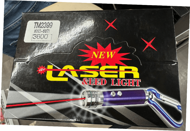 Recalled Laser & LED Light Mini Laser Pointer Keychains — The Mini Laser Pointer Keychains violate the mandatory safety…