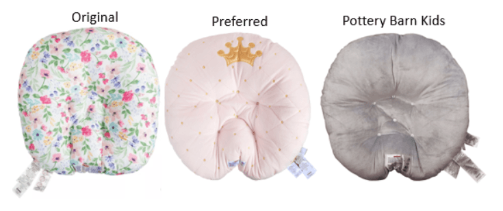 Recalled Boppy Original Newborn Loungers, Boppy Preferred Newborn Loungers and Pottery Barn Kids Boppy Newborn Loungers